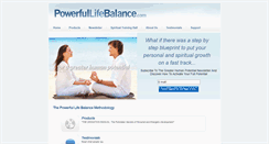 Desktop Screenshot of powerfullifebalance.com